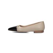 Dames Ballerina's Vk1011 Notre-v , Beige , Dames