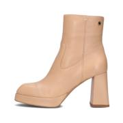 Dames Enkellaarsjes Ao132 Notre-v , Beige , Dames