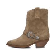 Dames Enkellaarsjes 08-481 Notre-v , Beige , Dames