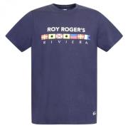 T-Shirts Roy Roger's , Blue , Heren