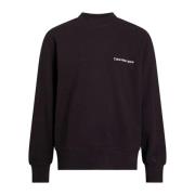 Sweatshirt met ronde hals Calvin Klein Jeans , Black , Heren