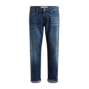 Klassieke Denim Jeans met Vijf Zakken Guess , Blue , Heren