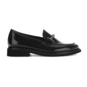 Zwarte Lakloafers Winter Versie Gabor , Black , Dames