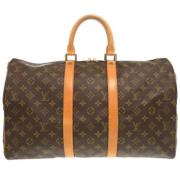 Pre-owned Canvas louis-vuitton-bags Louis Vuitton Vintage , Brown , Da...