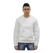 Sweatshirt met ronde hals Gaudi , White , Heren