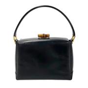 Pre-owned Leather gucci-bags Gucci Vintage , Black , Dames