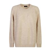 Beige Truien voor Mannen en Vrouwen Roberto Collina , Beige , Dames