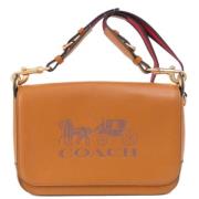 Pre-owned Leather shoulder-bags Coach Pre-owned , Brown , Dames