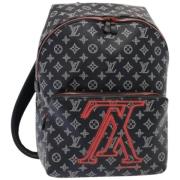 Pre-owned Canvas backpacks Louis Vuitton Vintage , Blue , Dames