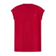 T-shirt met afneembare pads The Attico , Red , Dames