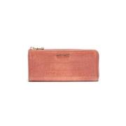 Pre-owned Leather wallets Miu Miu Pre-owned , Pink , Dames