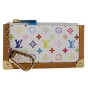 Pre-owned Canvas wallets Louis Vuitton Vintage , Beige , Dames