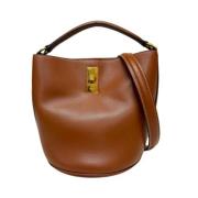 Pre-owned Leather celine-bags Celine Vintage , Brown , Dames