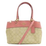 Pre-owned Plastic handbags Coach Pre-owned , Beige , Dames