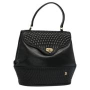 Pre-owned Leather handbags Bally Pre-owned , Black , Dames