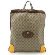 Pre-owned Plastic shoulder-bags Gucci Vintage , Beige , Dames