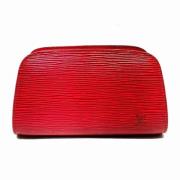 Pre-owned Leather louis-vuitton-bags Louis Vuitton Vintage , Red , Dam...