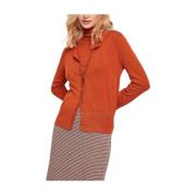 Stijlvolle Gebreide Cardigan Sweater Gaudi , Orange , Dames