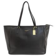 Pre-owned Leather totes Coach Pre-owned , Black , Dames