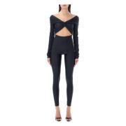 Zwart Cut-Out Jumpsuit Andamane , Black , Dames