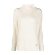 Funnel Neck LS Sweater Michael Kors , Beige , Dames