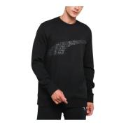 Sweatshirt met ronde hals Puma , Black , Heren