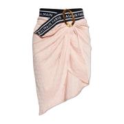 Sarong met logo Balmain , Pink , Dames