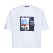 Stijlvolle T-shirts en Polos Jacquemus , White , Heren