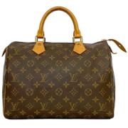 Pre-owned Canvas louis-vuitton-bags Louis Vuitton Vintage , Brown , Da...