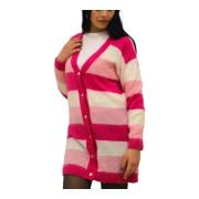 Stijlvolle Gebreide Cardigan Sweater Gaudi , Pink , Dames