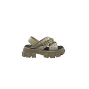 Platte Sandalen Pollini , White , Dames