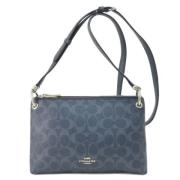 Pre-owned Plastic shoulder-bags Coach Pre-owned , Blue , Dames