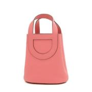 Pre-owned Leather handbags Hermès Vintage , Pink , Dames