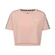 Korte Mouw T-shirt Kappa , Pink , Dames