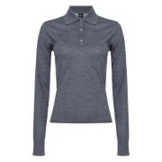 Grijs Regenachtig Liquoroso Polo Pinko , Gray , Dames