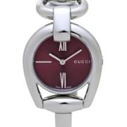 Pre-owned Stainless Steel watches Gucci Vintage , Purple , Dames