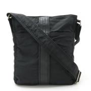 Pre-owned Nylon shoulder-bags Hermès Vintage , Black , Dames