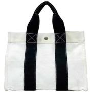 Pre-owned Canvas totes Hermès Vintage , Black , Dames