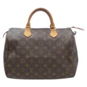 Pre-owned Canvas louis-vuitton-bags Louis Vuitton Vintage , Brown , Da...