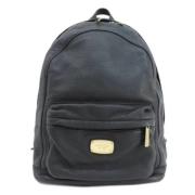 Pre-owned Leather backpacks Michael Kors Pre-owned , Black , Dames