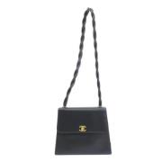 Pre-owned Canvas chanel-bags Chanel Vintage , Black , Dames