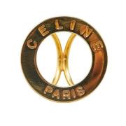 Pre-owned Metal scarves Celine Vintage , Yellow , Dames