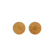 Pre-owned Yellow Gold earrings Hermès Vintage , Yellow , Dames