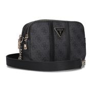 Stijlvolle Camera Crossbody Schoudertas Guess , Black , Dames