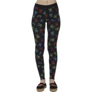 Stijlvolle Leggings voor Vrouwen Moschino , Black , Dames