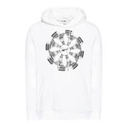 Hoodie Puma , White , Heren