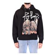 Zwarte Sweatshirt Aw20 Palm Angels , Black , Heren