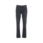 Zwarte Slimmy Tapered Jeans 7 For All Mankind , Black , Heren