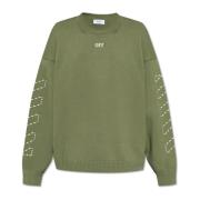 Trui met logo Off White , Green , Heren