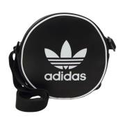 Klassieke Ronde Zwarte Dames Schoudertas Adidas Originals , Black , Da...